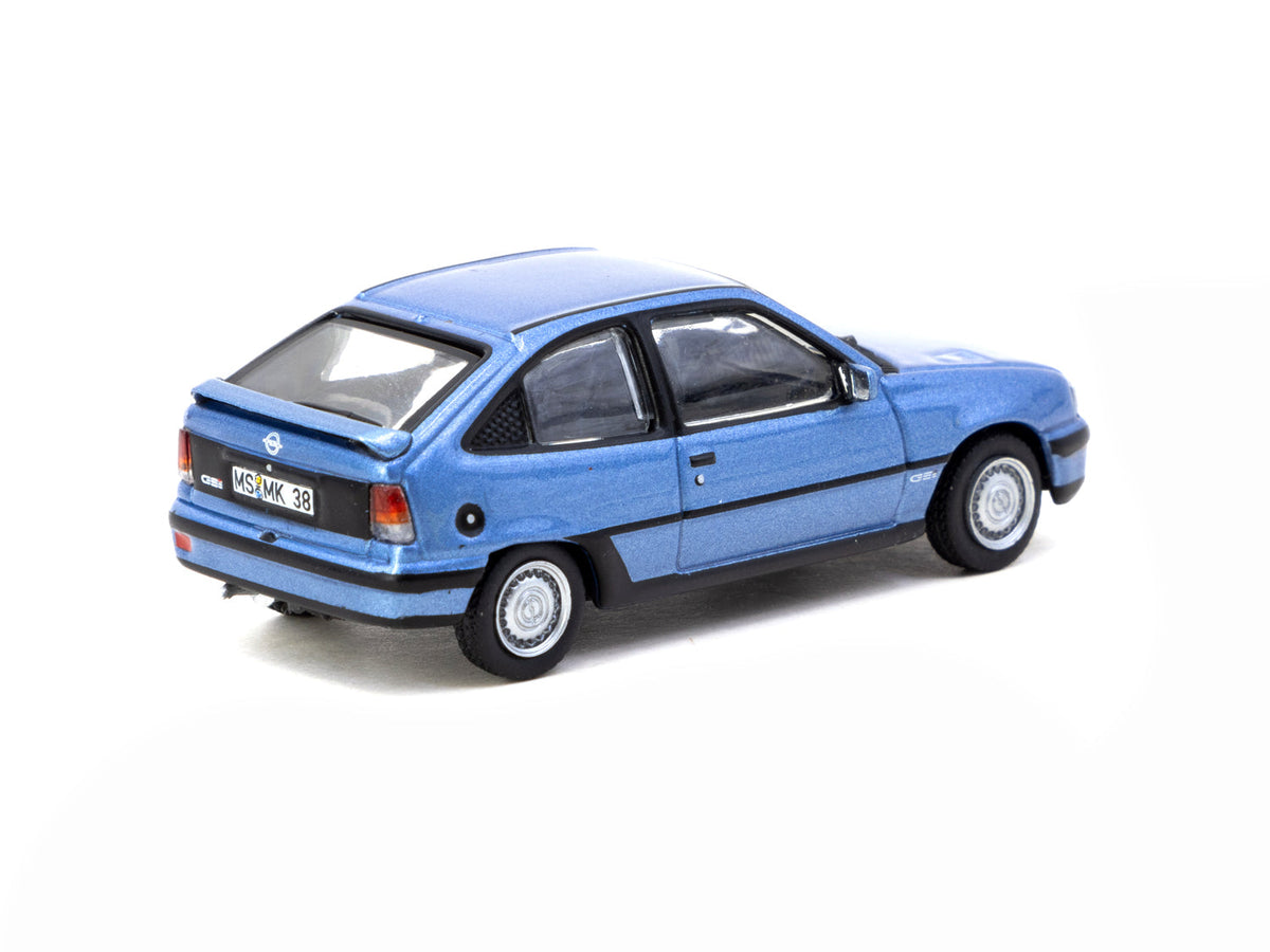 1/64 Compacte Hatchback Metallic Blauw
