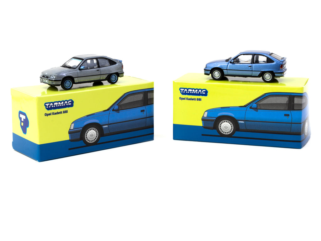 1/64 Compacte Hatchback Metallic Blauw