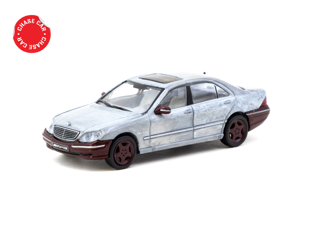 1/64 S 55 AMG Metallic Donkerrood
