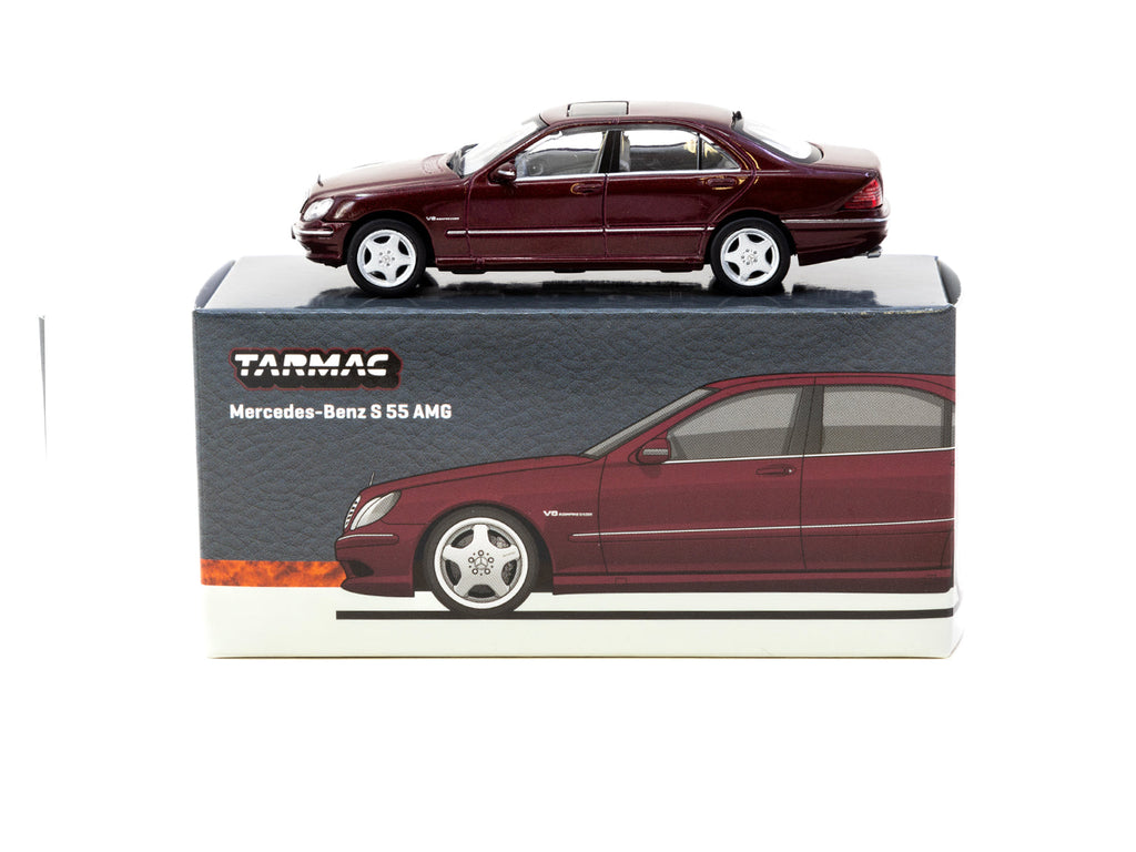1/64 S 55 AMG Metallic Donkerrood