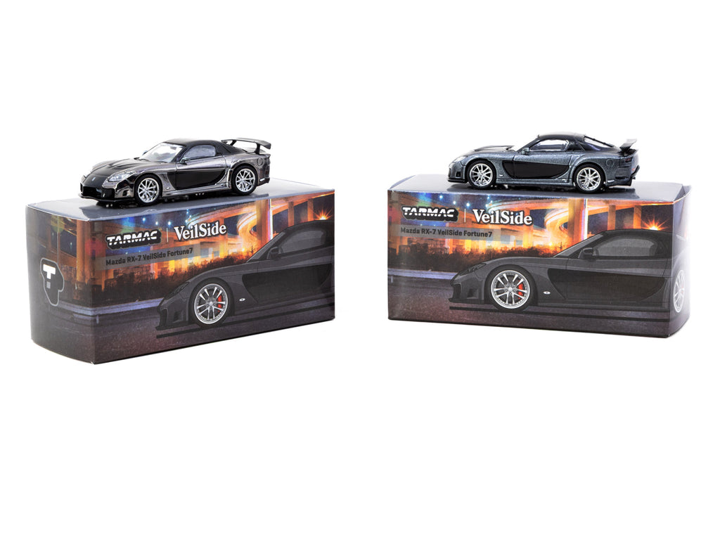 1/64 RX-7 Metallic grijs / Zwart